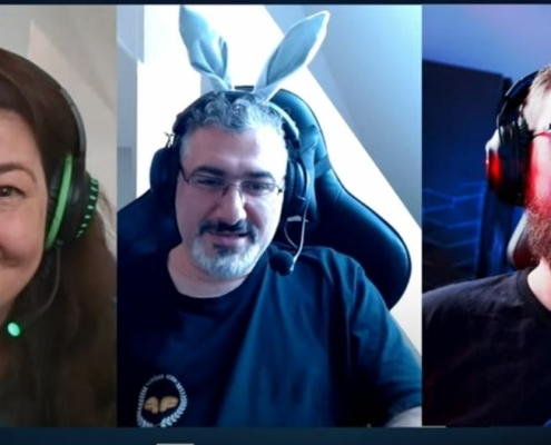 TheMorpheusTuts, Caroline Krohn und Manuel 'HonkHase' Atug im Stream