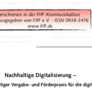 FIfF 2022 Atug, Krohn - Nachhaltige Digitalisierung Blogbild